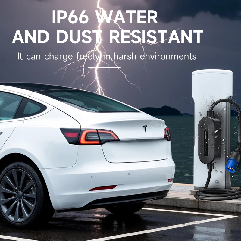 Non Screen 7KW Electric Vehicle Charging Station Mode 2 Home Charger for European National And American Cars