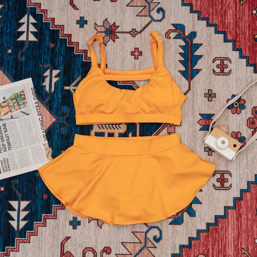 هوب & وين أحدث القطب ملابس الرقص مثير المرأة سكورت السراويل والتنانير حزب كلوبوير شيكي مجموعة الصيف الألوان البرتقالي ليسا #3