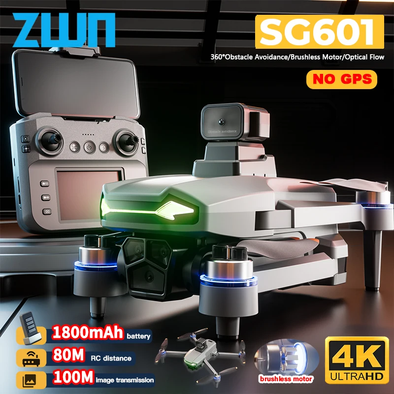 ZWN SG601 PRO / SG601 GPS-Drohne, professionelle 4K-HD-Kamera, FPV, bürstenlos,