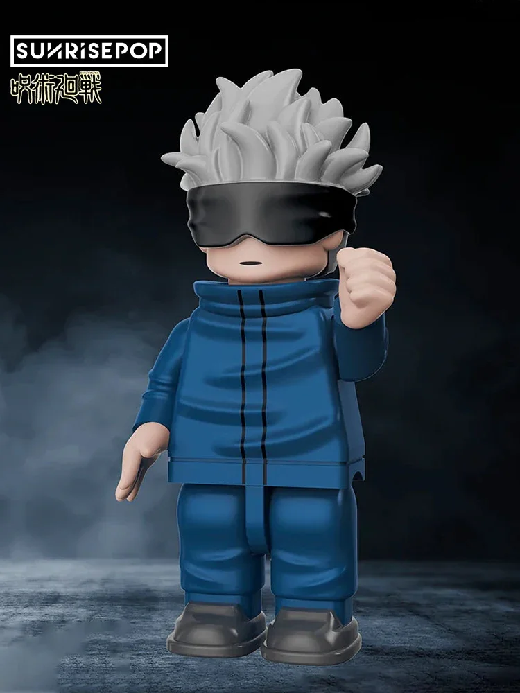 Original Jujutsu Kaisen Satoru Gojo Ryomen Sukuna Kugisaki Nobara Miniature Action Figures Assembly Toy Kids Gift