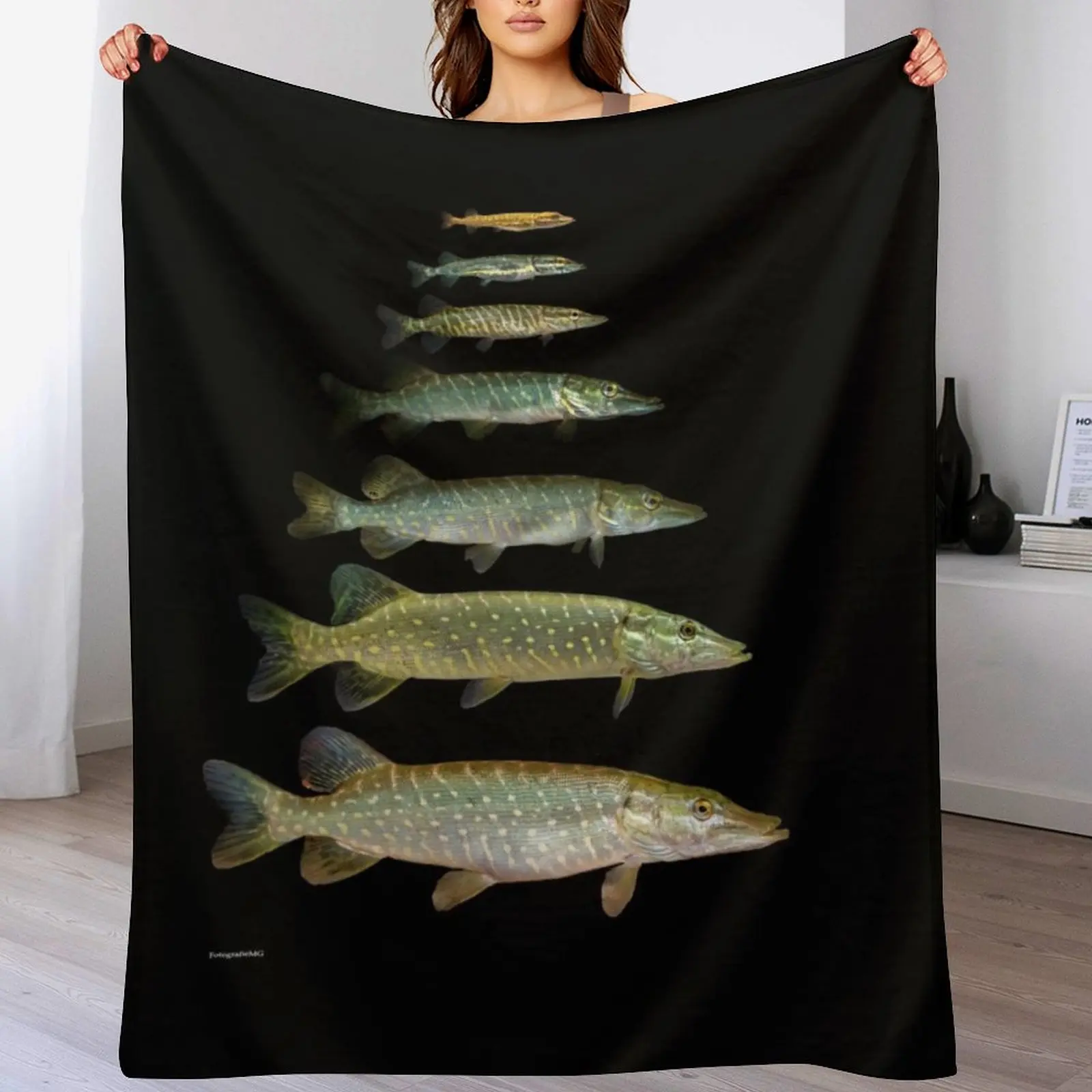 

Northern Pike Throw Blanket Decoratives Decorative Beds Blankets