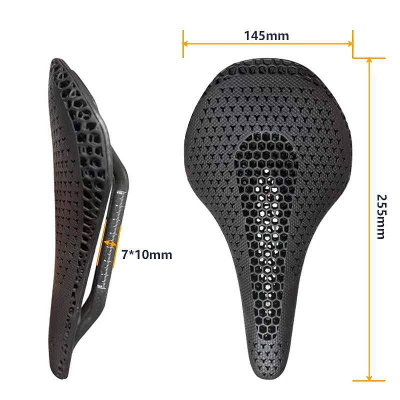 3D-Gedruckter MTB-Sattel Fahrradsitz für Männer & Frauen Triathlon Rennrad-Sattel Gravel-Fahrradsitz Komfortabler Sattel 7*10 – Detail 6