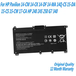 HP 파빌리온 240 G8 250 G7 255 G7 256 G7 340 G7 348 G7 340 G5 용 노트북 배터리, 348 HSTNN-LB8M HSTNN-LB8L, 3630mAh HT03XL