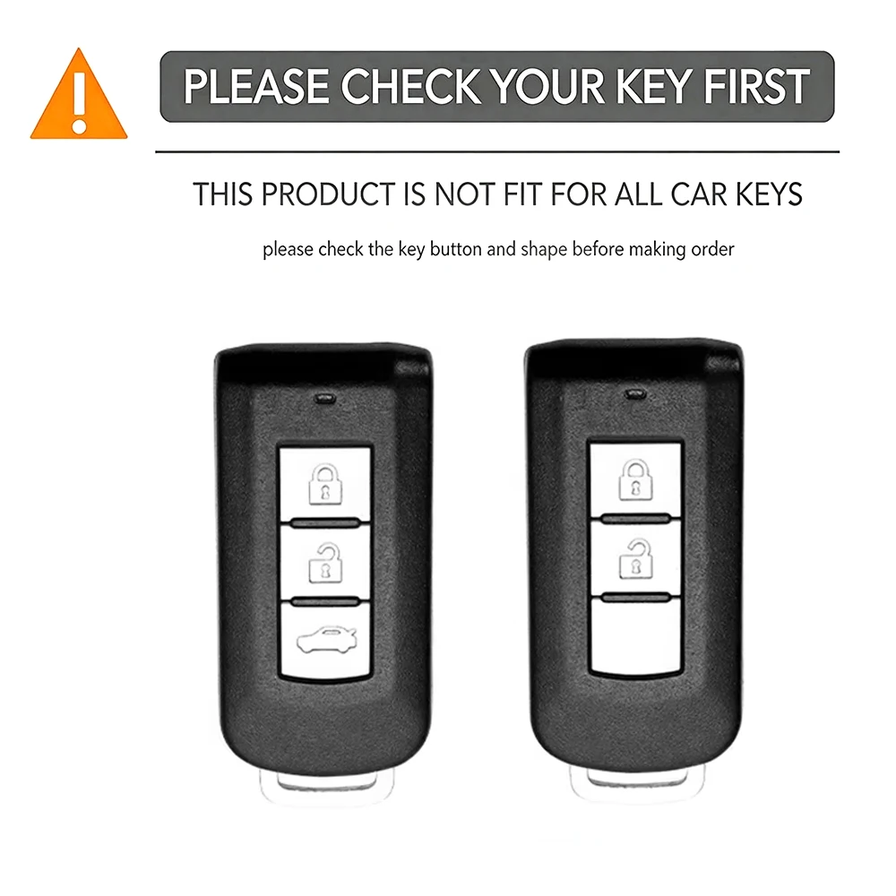 New Silicone Car Key Case Cover For Mitsubishi Outlander Xpander Triton ASX LANCER Pajero Sport 3 2020G Eclipse Cross L200