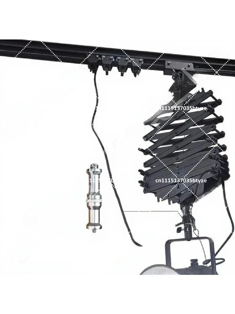 Photography Light Stand Holder, Flash Telescopic Boom Arm, Studio Softbox Ceiling Mount Hanger 2.2m Adjustable