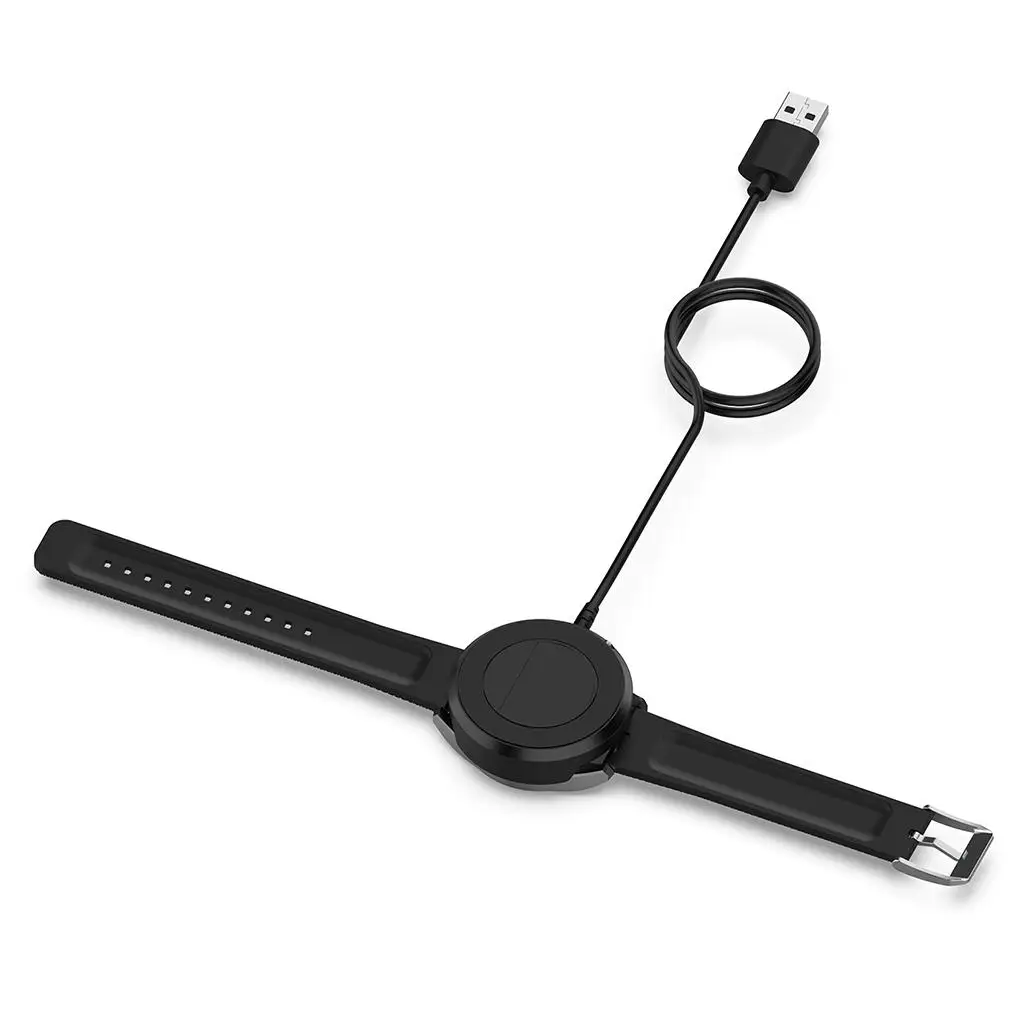 Watch USB Charging Dock Smart Charger Black Bracelet Charging Cable Portable Smartwatch Charging Unit for LG LM-W315 W7