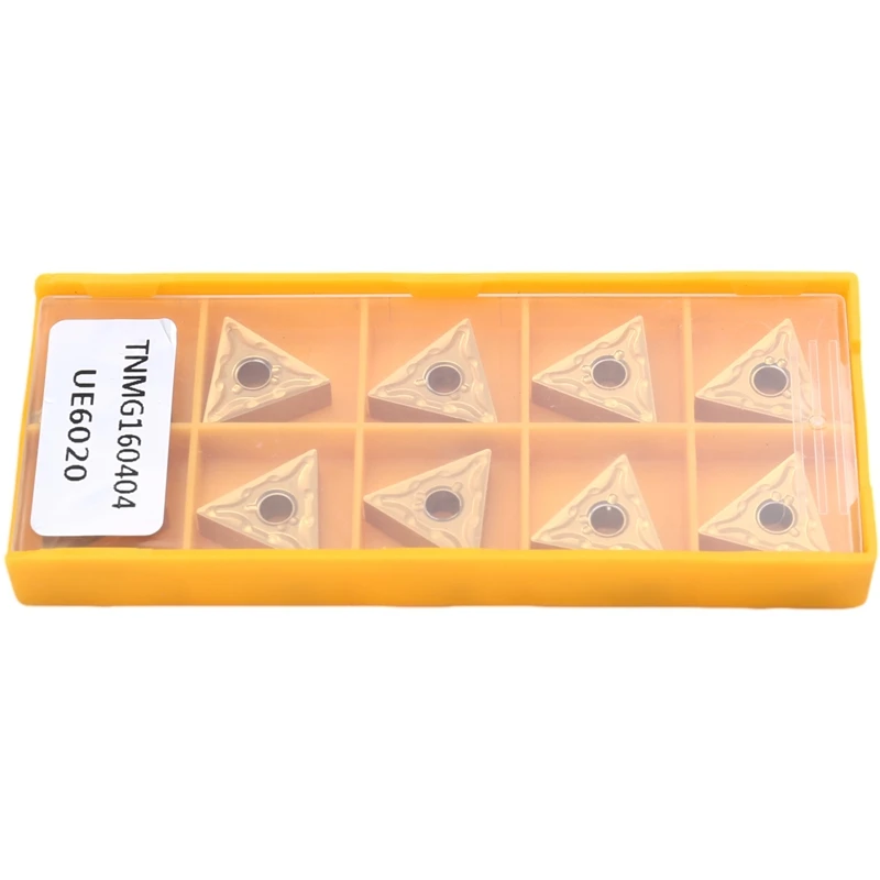 

10 шт. TNMG 160404 -MA UE6020 30 ° Внешний токарный инструмент Токарный станок с ЧПУ Режущие инструменты Металлическое лезвие