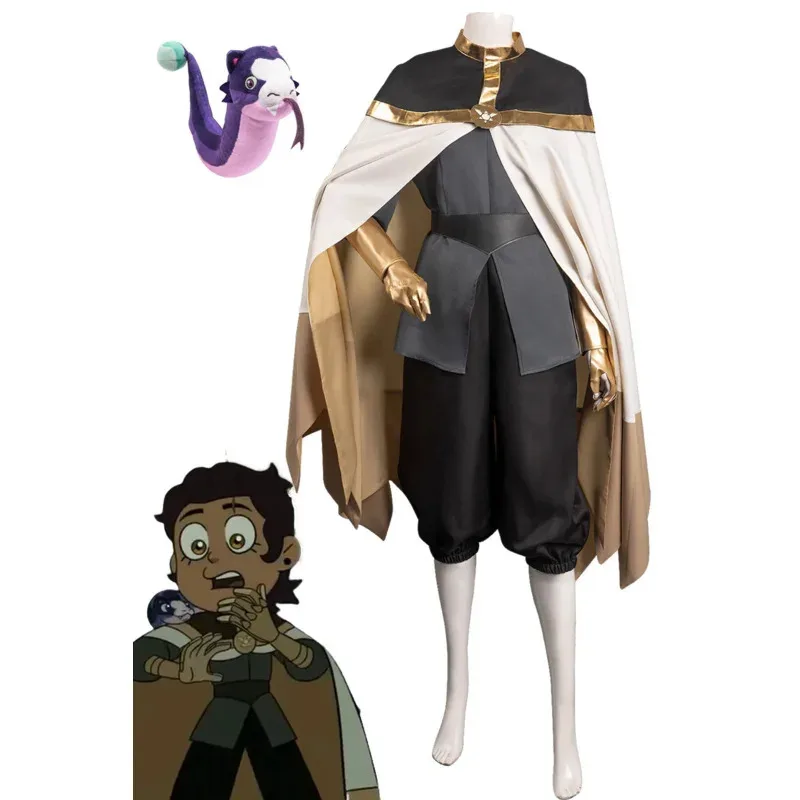 Black Gold Luz Noceda Cosplay Women Costume Anime Cartoon The Owl Cos House Roleplay Fantasia Outfits Halloween Carnival Party