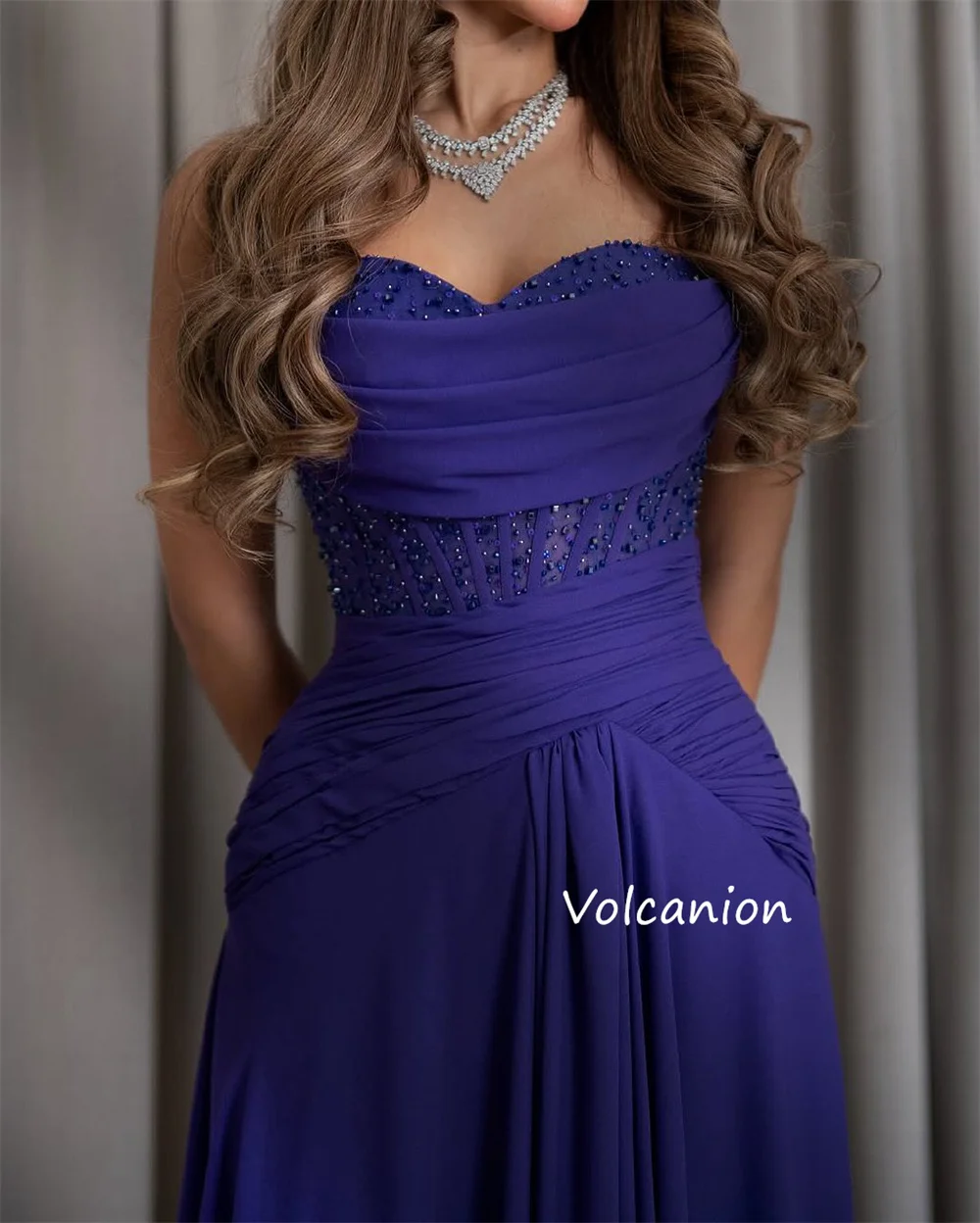 تخصيص الشيفون رايات الديكور ألف خط الحبيب فساتين طويلة مخصصة مناسبة حزب كلاسيكي أنيق جودة عالية