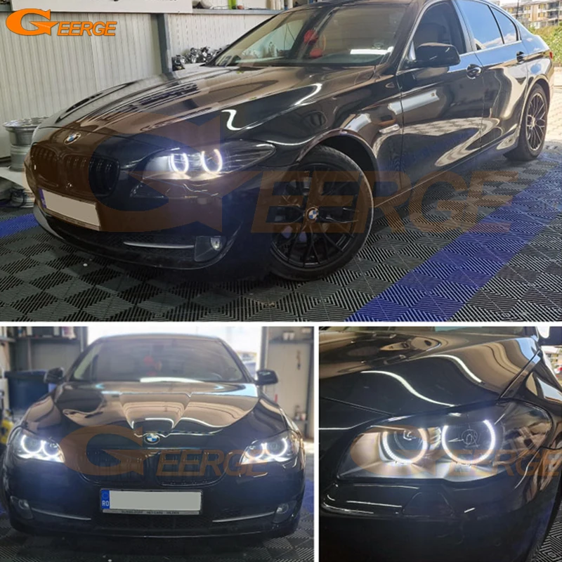 

For BMW F10 F11 F18 520i 523i 525d 528i 530i 535d 535i M5 Excellent Day Light Ultra Bright SMD LED Angel Eyes Kit Halo Rings