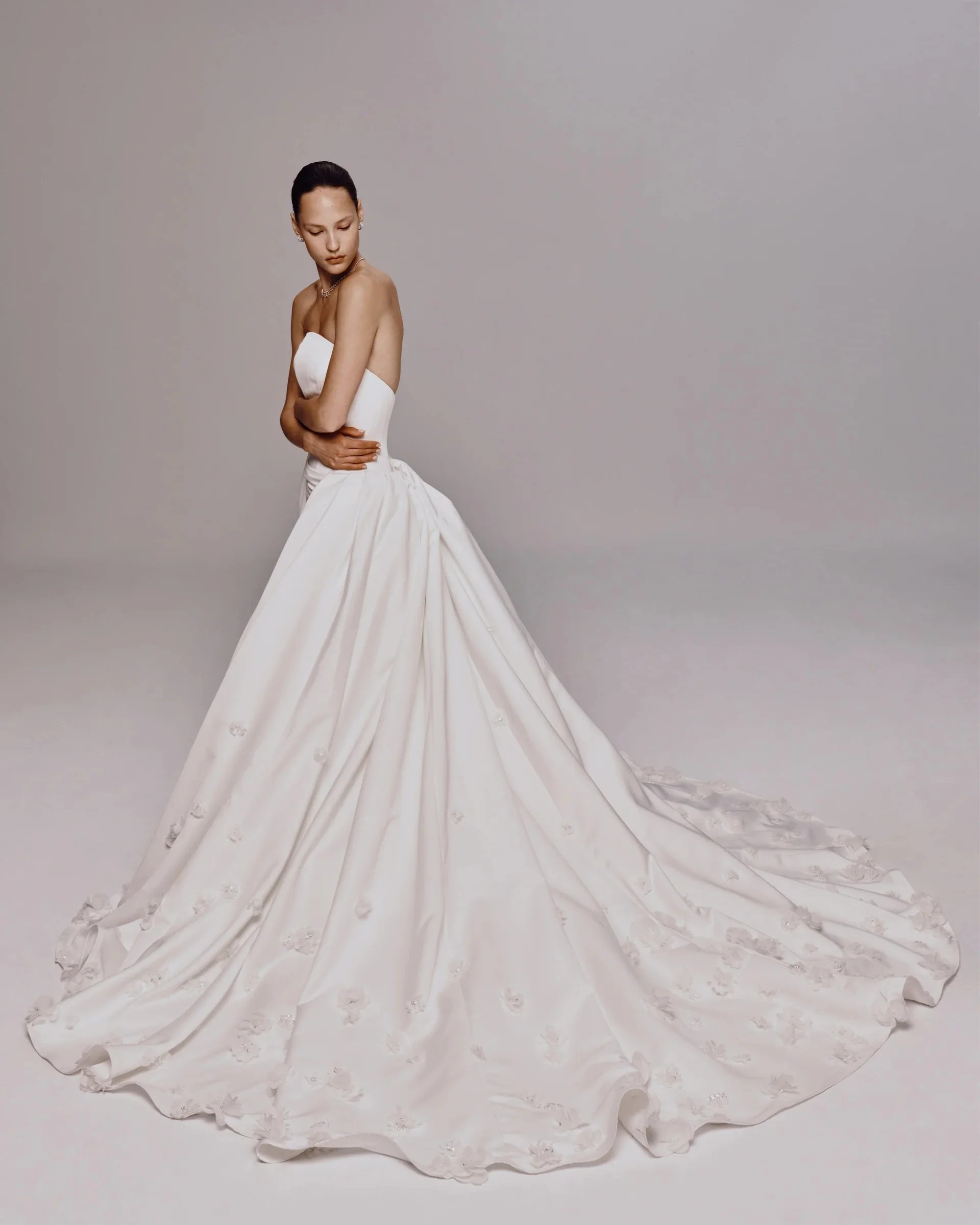 Vestido De Novia Boda 2 En 1 Desmontable Vestidos Corte Sirena Minimalista Elegantes 2026 Satin Wedding Dress Blanco Boda Civil