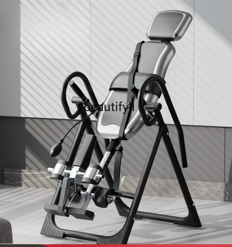 Home Fitness Equipment Inverted Traction Auxiliary Inverted Stretching Lumbar Chair Upside down Device