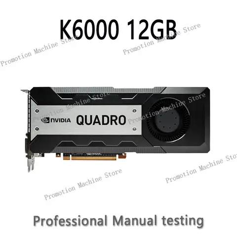 Original para Nvidia Quadro K6000 12GB DDR5 tarjetas gráficas de vídeo Quadrok6000 tarjeta de vídeo envío rápido