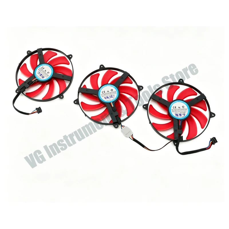 Für 85MM FDC10U12D9-C DC 12V 0,45A 4Pin Dreifach-Lüfter Ersatz für AMD Radeon HD8990 HD7990 Grafikkarten-Kühllüfter – Detail 5