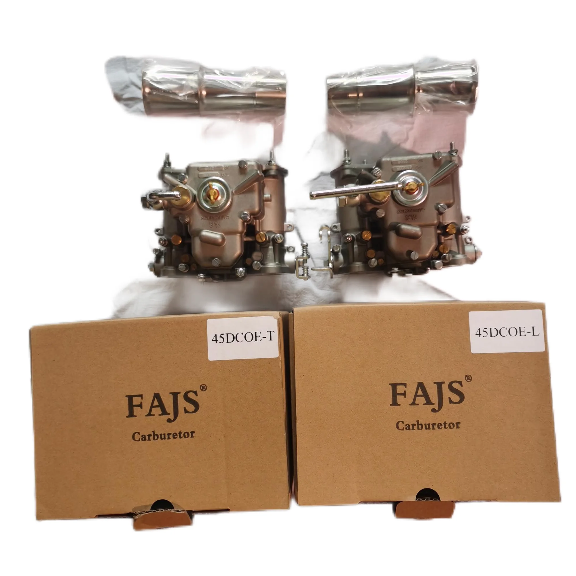 

Dual FAJS 45dcoe Carburetor 19550.060 with air Horn