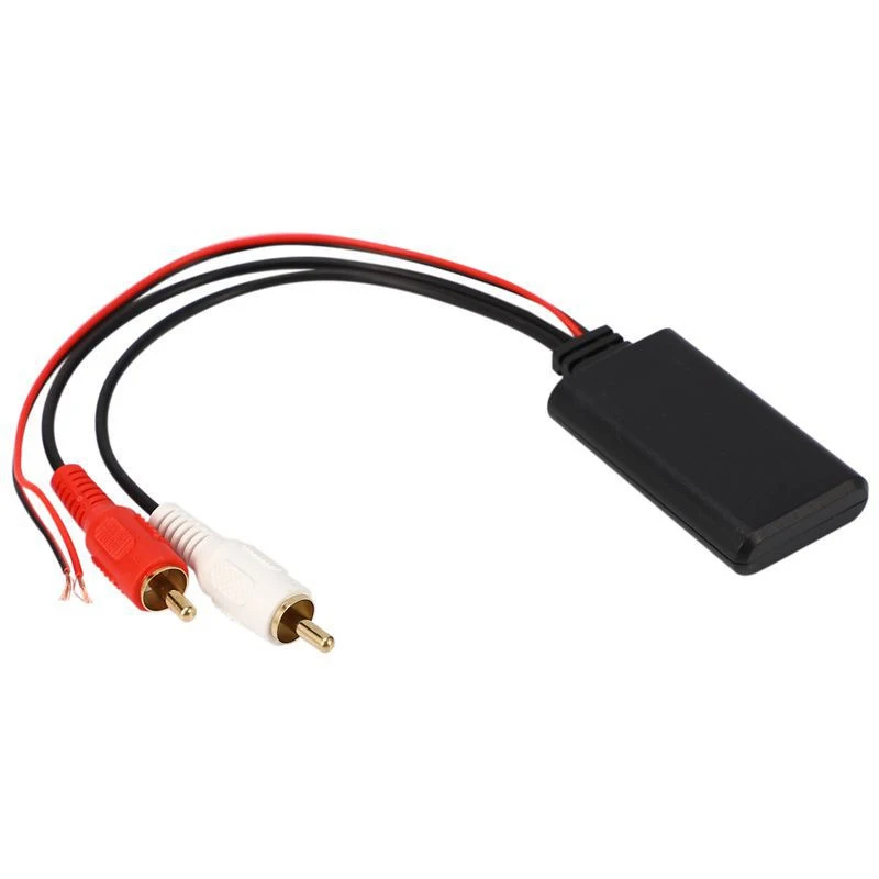 5-12V Car Wireless Bluetooth Receiver Module For 2RCA Interface Vehicles AUX Cable Adapter Music Radio Stereo Audio Connector
