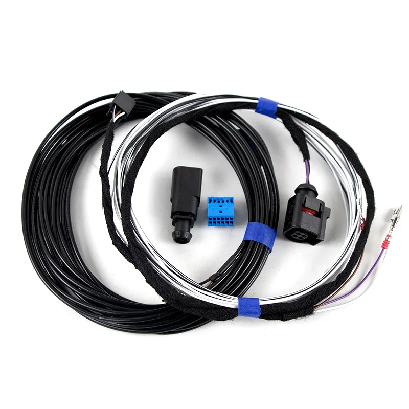 Rearview Camera Reversing Camera Cable RVC Flip Logo camera Connector Wiring Harness For VW Golf 7 MK7 Passat B8 Polo 5GG827469F