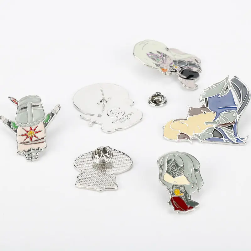 بروش Dark Souls 3 بروش أنيمي كارتوني شخصي موضة فرسان الشمس البصل فارس النار بروش إرسال الأصدقاء هدية العيد kawaii #2