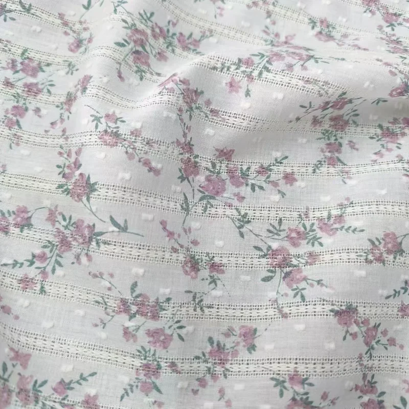 폴리에스테르 면직물 도트무늬 꽃무늬 패턴으로 스커트, - Textile Sewing Patterns 리뷰 및 가격