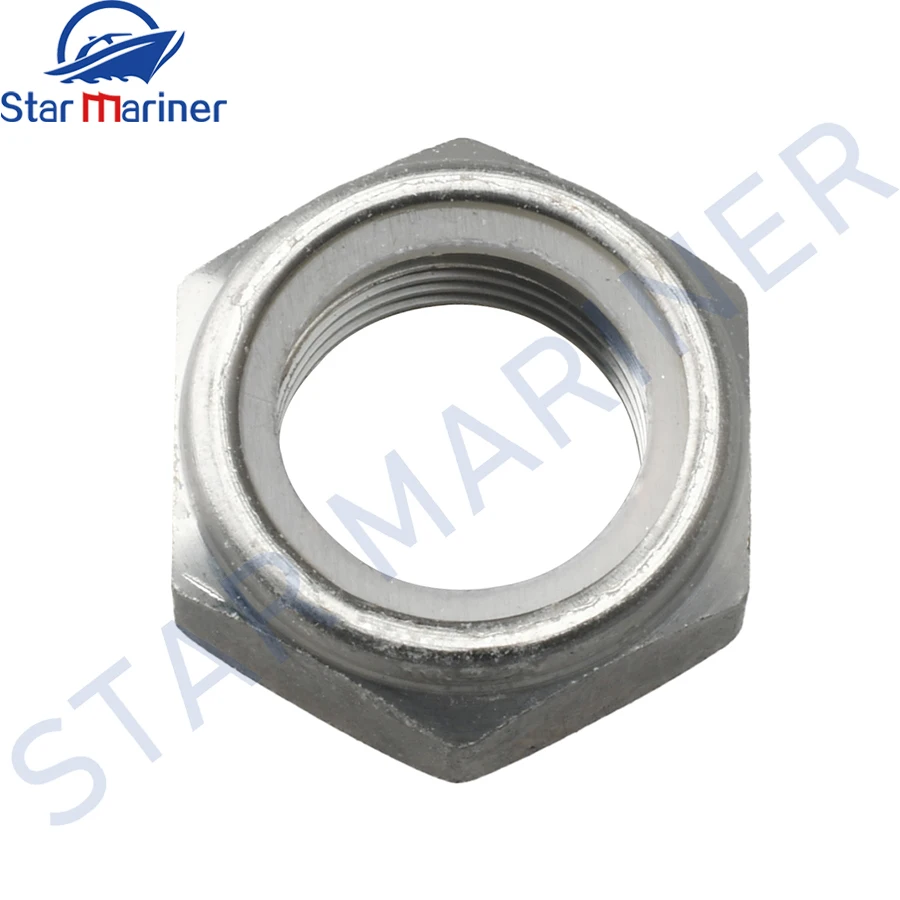 YAMAHA Stainless Steel Self-locking Nut 90185-22043 for 2/4T 9.9-250HP Boat Motor Parsun Hidea SEAPRO Hdx 90185-22043-00