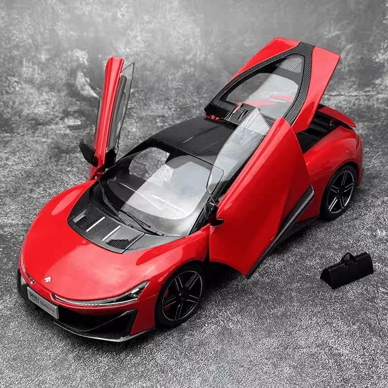 Diecast 1:18 Scale Hyper SSR Racing Car Fully Openable Alloy Car Model