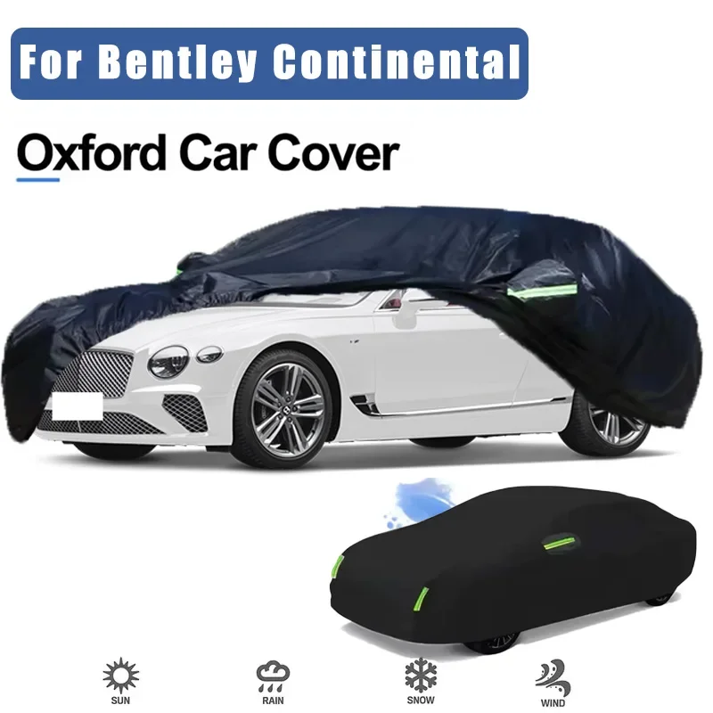 

For Bentley Continental Car Covers Outdoor Waterproof Dustproof Sun Rain Snow Protection Thick Oxford Cloth Car Accessories