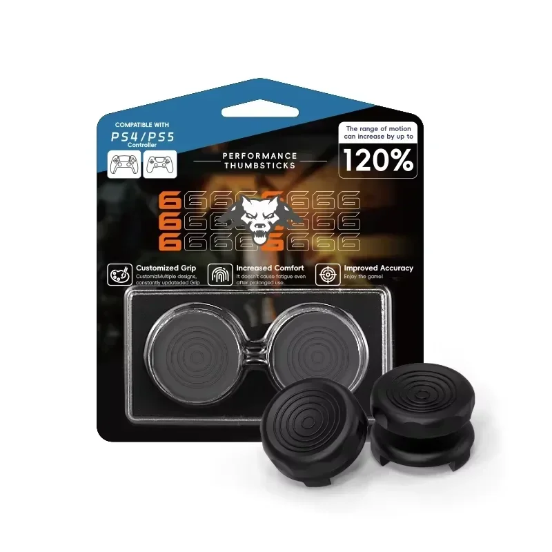 DATA FROG High-Rise Freeks Stick für PS4 PS5 Joystick, kompatibel mit 8BitDo Ultimate Controller Performance Thumb Grips Stick