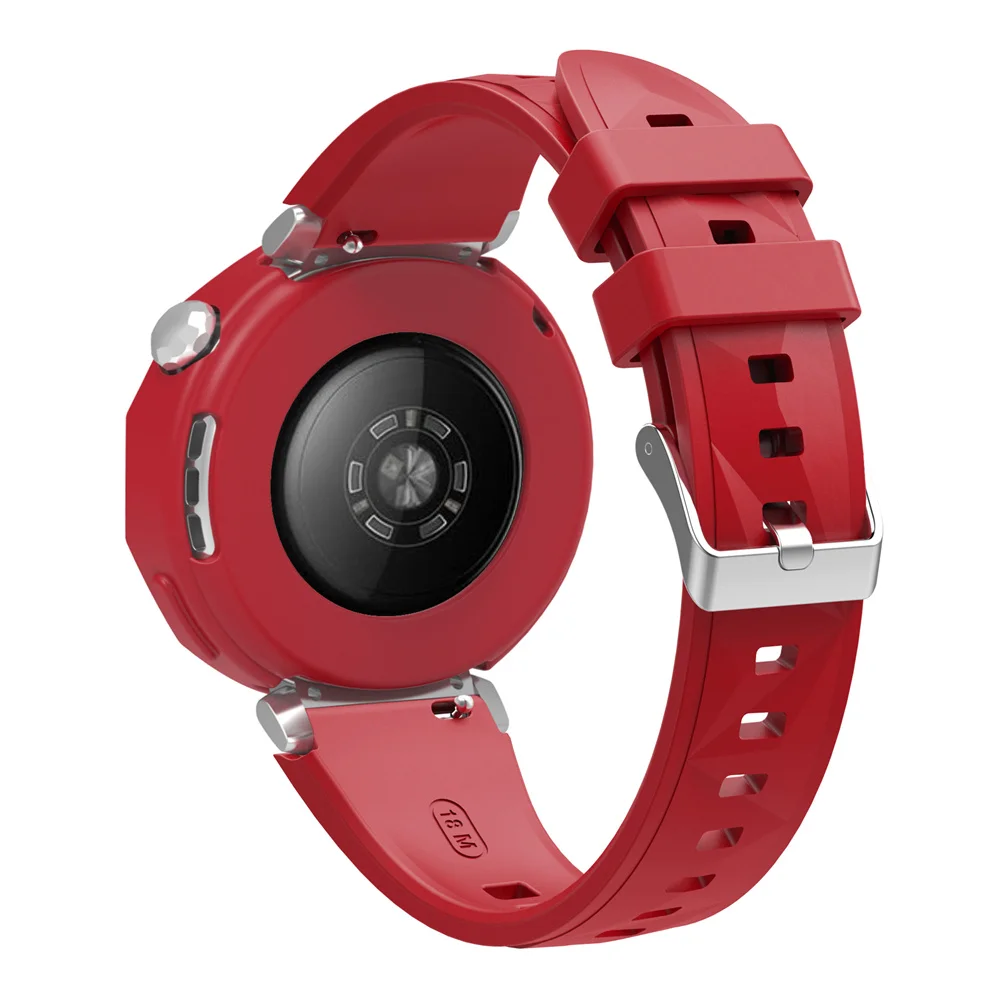 สําหรับนาฬิกา Huawei GT 5pro 42 มม.+ สายนาฬิกาคุณภาพสูงทนทานและสายซิลิโคนอ่อนนุ่มแยกสายรัดข้อมือตกแต่ง