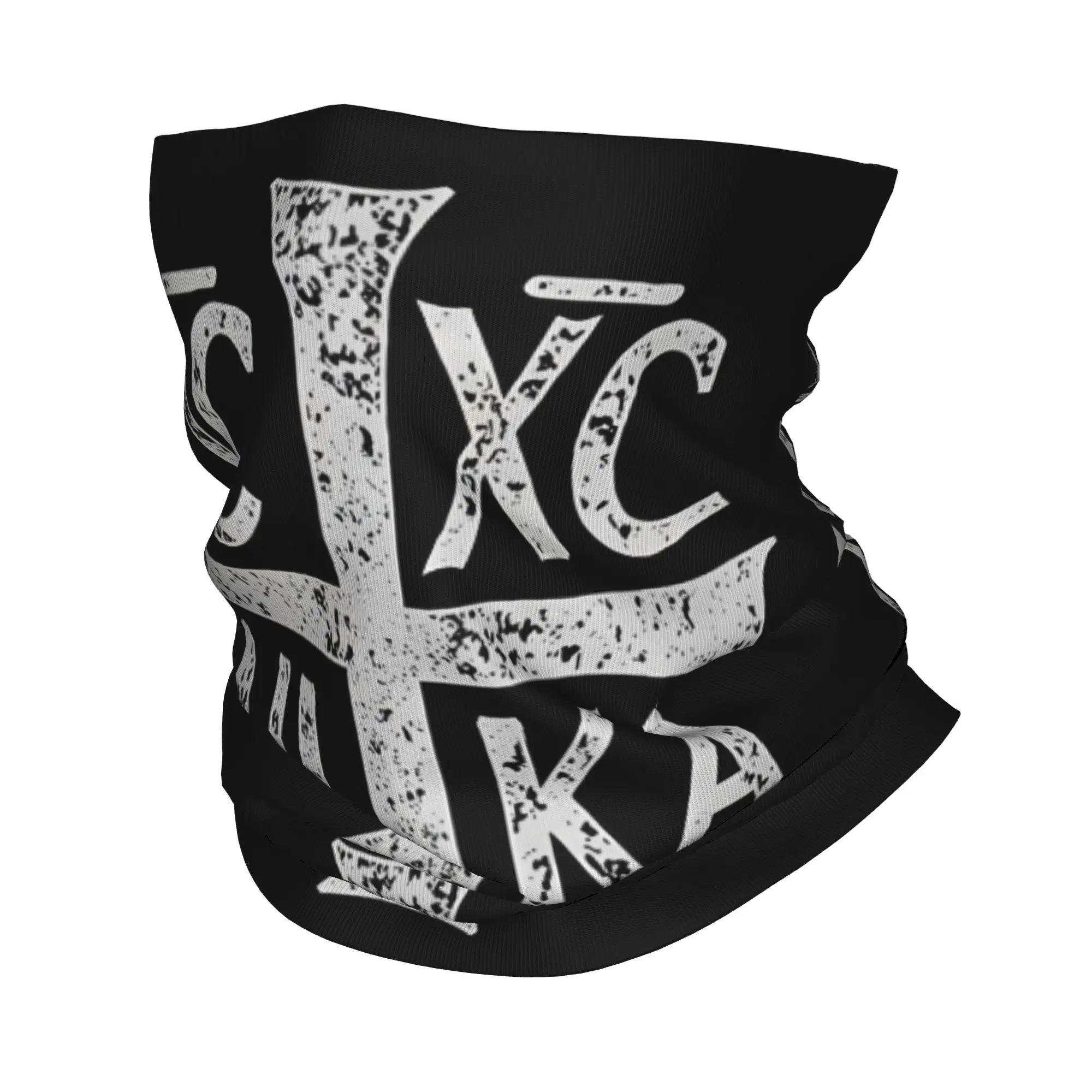 

Ортославные христианские гетры с крестом Христаграммы на заказ для женщин и мужчин, УФ-защита для лица, зимний шарф-бандана IC XC NIKA для лыж