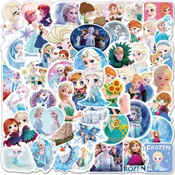 10/30/50/100pcs Cartoon Disney Frozen Stickers Decals for Girls Toy Water Bottle Phone Luggage Cute Anime Princess Elsa Sticker