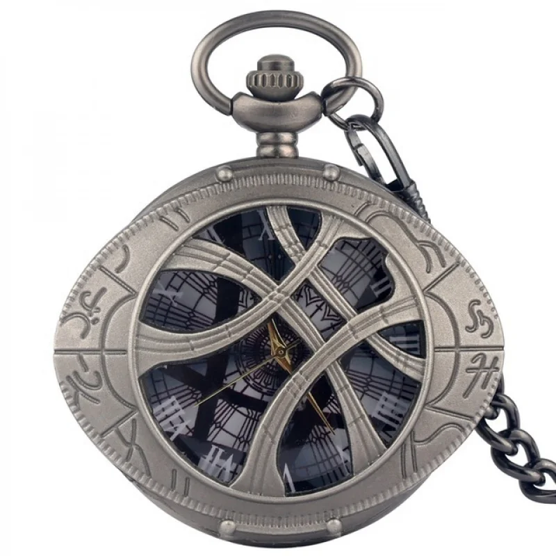 Tomadas-Quartz Pocket Watch, Dr. Qiyi Ago, Motocicleta Eye Theme, Criativo Oco, Antigo, Novo, Frete Grรกtis