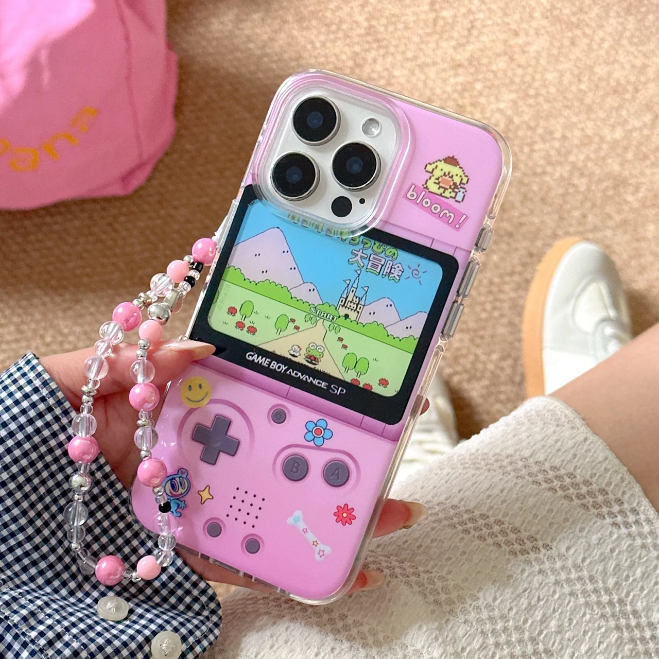 

Special Retro Style Game Machine Originality Phone Case For iPhone 13 14 15 16 Pro Max Anti Drop Case Double-sided IMD Series