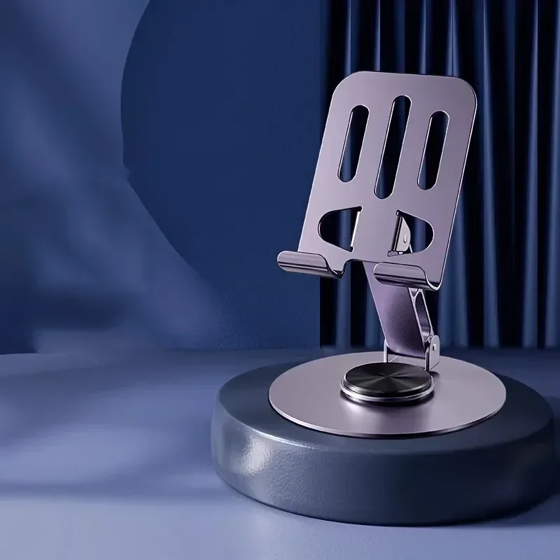 

1 360 Degree Rotating Mobile Phone Stand - mobile Phone and tablet - Metal Foldable Stand Including Stand and Stand Base