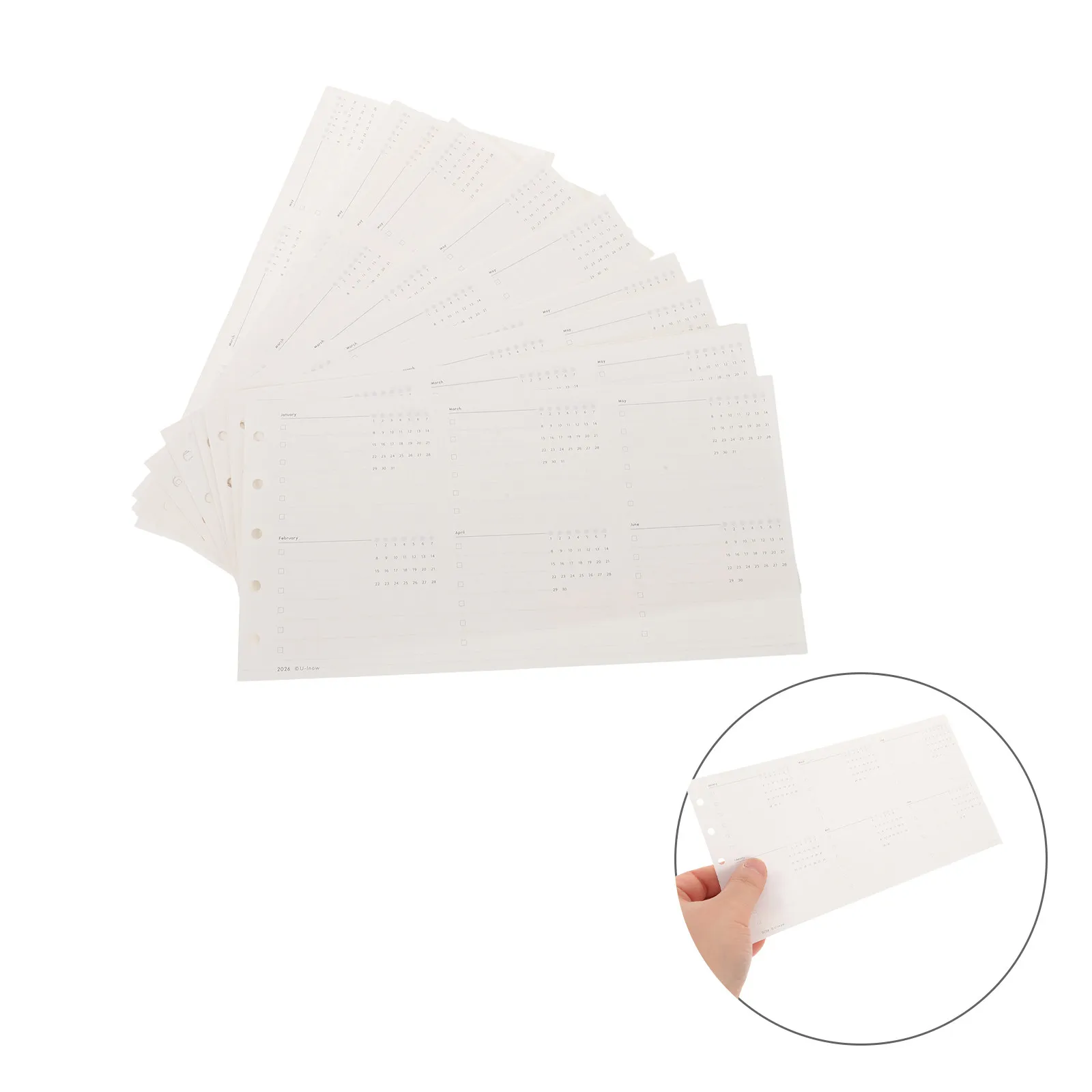 20 Sheet Undated Mo…