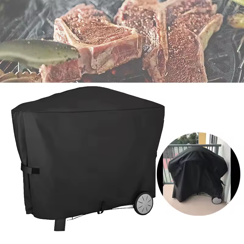 BBQ Grill Cover for Weber Q2000 Q3000 BBQ Cover Outdoor Barbecue Accessories Dustproof Waterproof Rain Protective Covers - Image 4