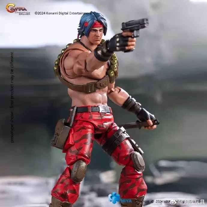 Hiya Toys 1/12 Exquisite Basic Contra Operation Galuga Bill Rizer And Lance Bean Action Figures