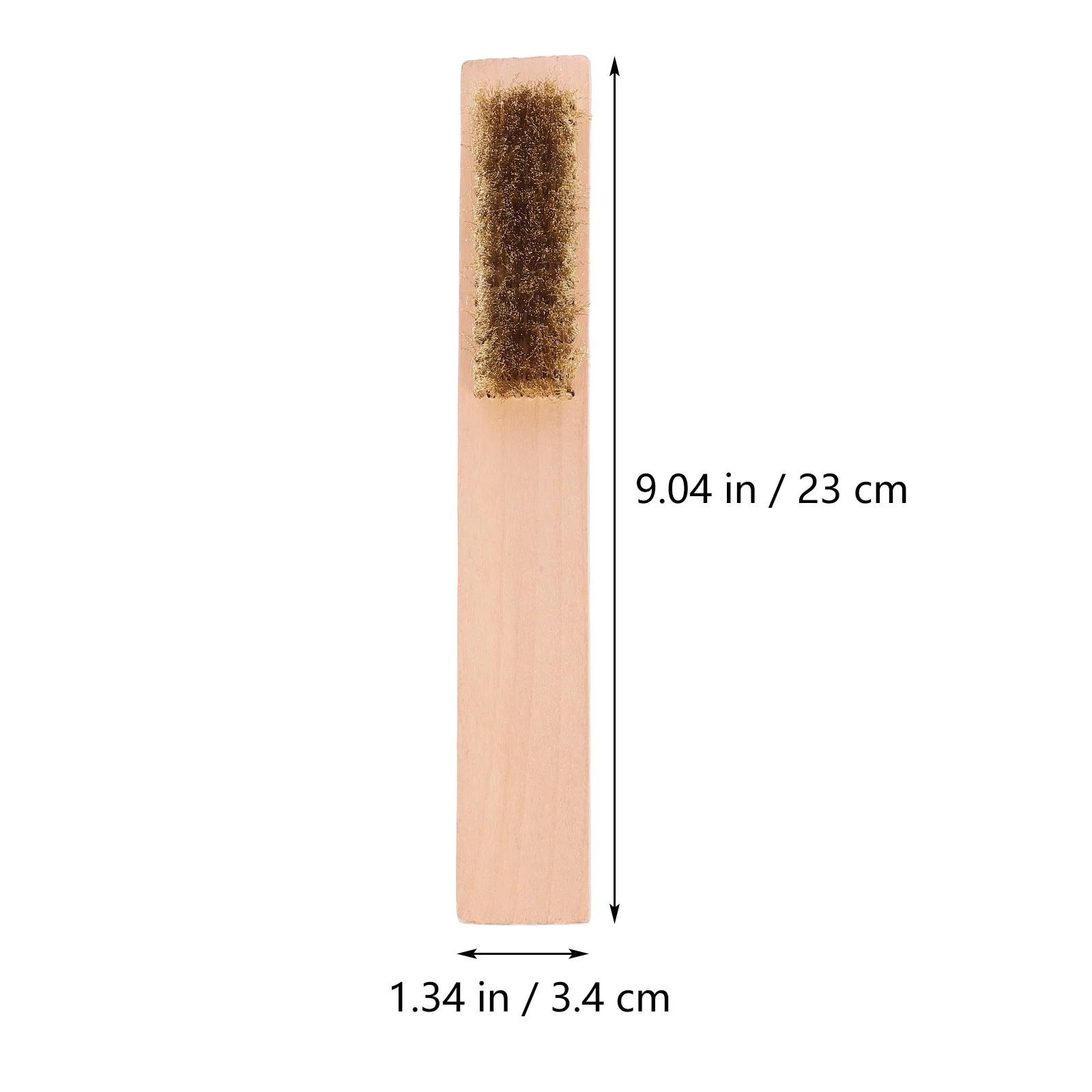 

2Pcs Wooden Handle Ski Wax Removing Brush Rust Cleaner for Snowboard Skateboard Sliding Plate Deep Clean Brush