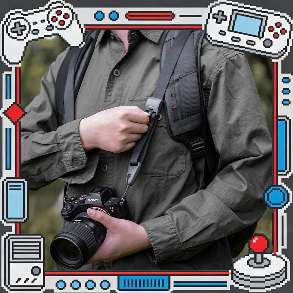 PGYTECH Backpack Camera Strap P-CB-126 Quick Release Camera Hanger Belt for DSLR Mirrorless Camera Backpack Photography