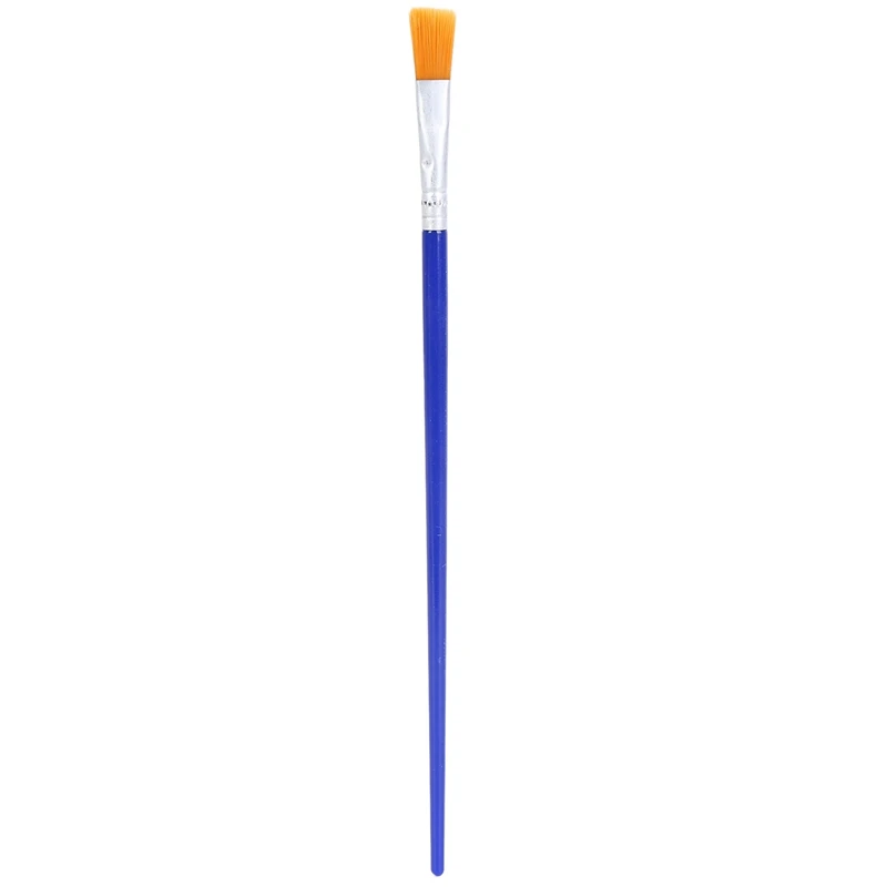 100 Pcs Flat Paint Brushes,Small Brush Bulk for Detail Painting,Nylon Hair Brushes Acrylic Oil Watercolor-A09G