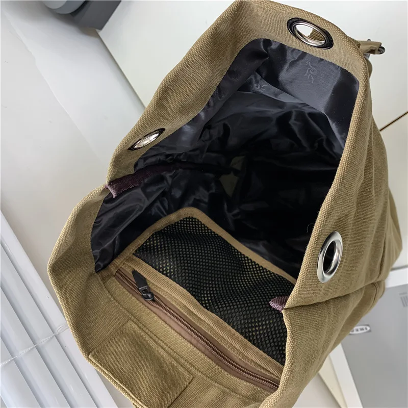 60/30L Mens Bag Outdoor Sports gym Duffle Bag Rucksack Tactical Canvas Backpack School Bag Travel Shoulder BagHandbag Two Size