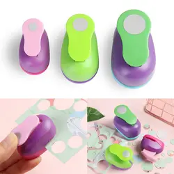 Round Embossing Device Children's Educational Embossing Machine Embossing Device Manual DIY Paper Cutter 9mm 16mm 25mm