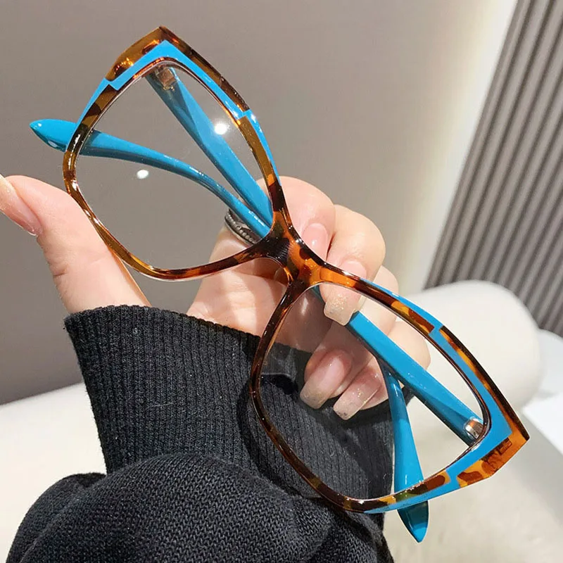 Ahora Cat Eye Glasses Frame Women Blue Light Blocking 2023Designers Eyeglasses Optical Spectacle Computer Eye Protection Glasses