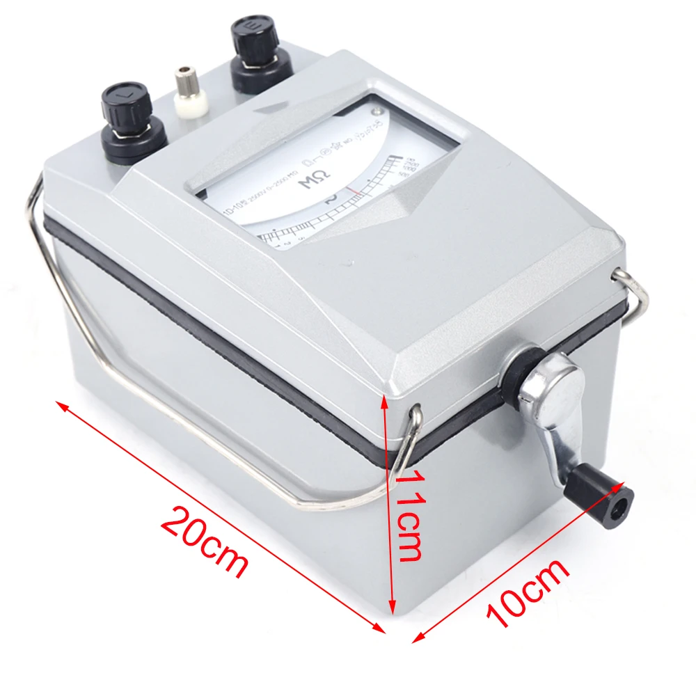 Testeur d'isolant numérique, Mégohmmètre, Megger, TOP!, 2500MΩ Dernier article disponible