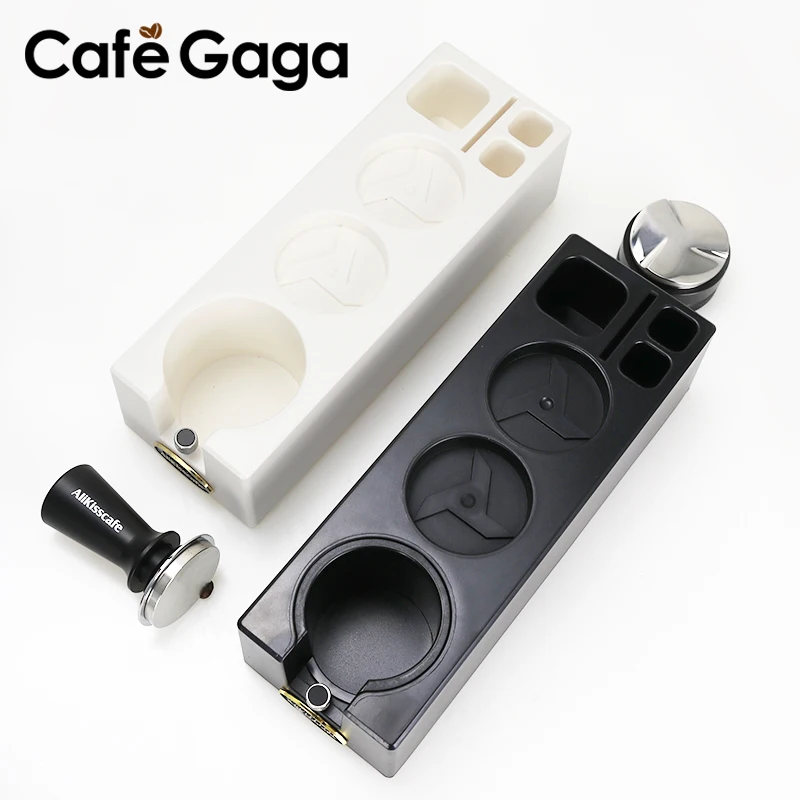 

Coffee Tamper Station Base Tamper Holder Espresso Portafilter Stand 51 54 58mm ABS Coffee Machine Accessories Kitchen Home Tools