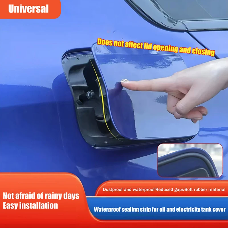 Universal Water-Resistant Auto Fuel Cap Seal 1/2PCS, Dustproof Car Fuel Tank Accessories