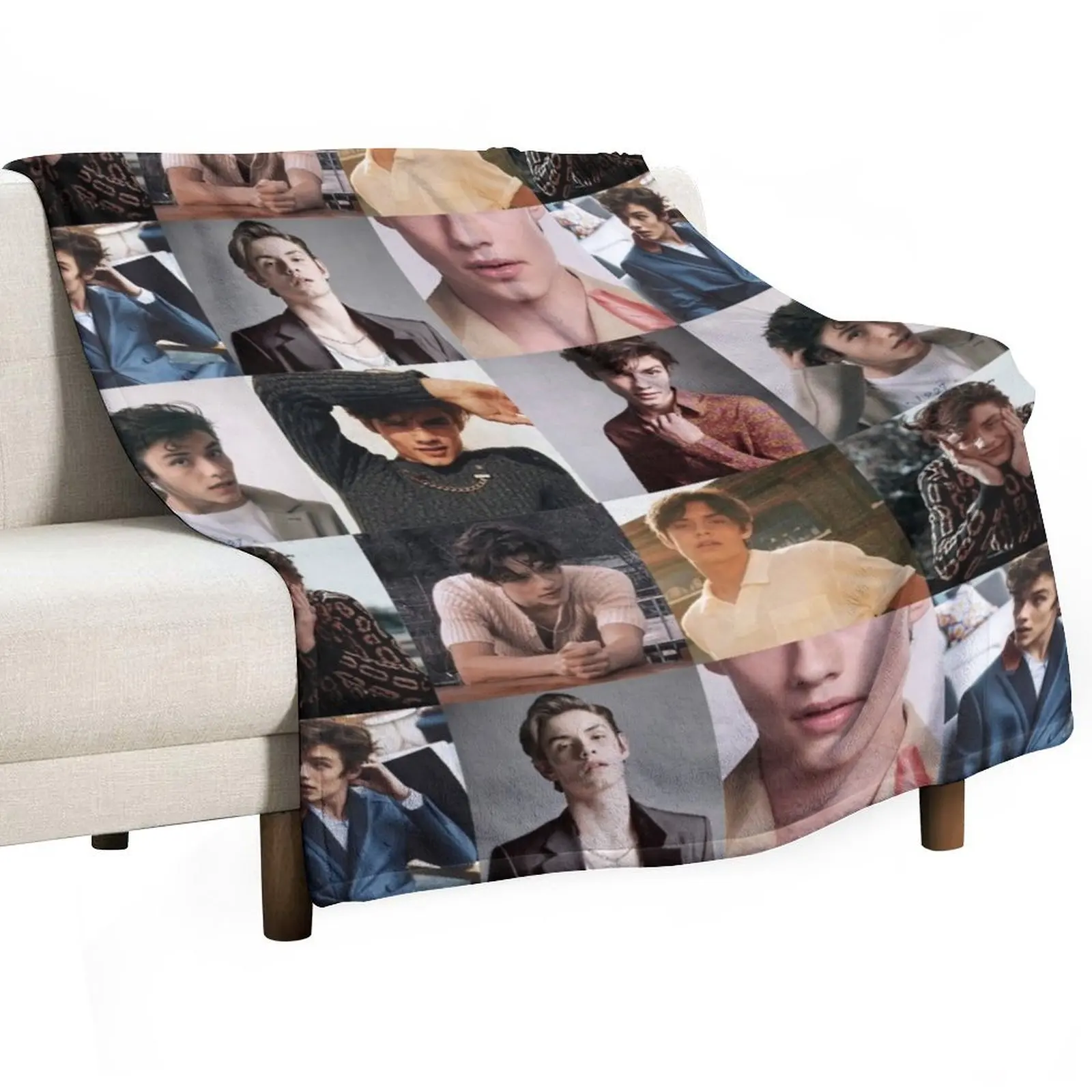 

Louis Patridge Collage Throw Blanket anime Loose manga Softest Blankets