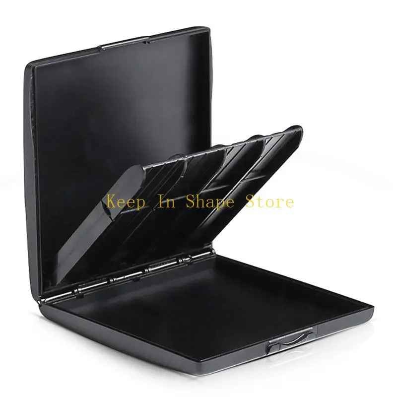 U1JC 8 Slots Storage Box Portable Good Seal Performance ABS Saxophone Sax Reeds for C
