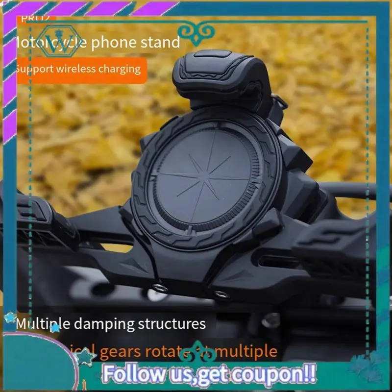 

Motorcycle Handlebar Mobile Phone Stand Anti-Vibration Mobile Phone Stand Electric Car Phone Holders Motorcycle Riding Durable