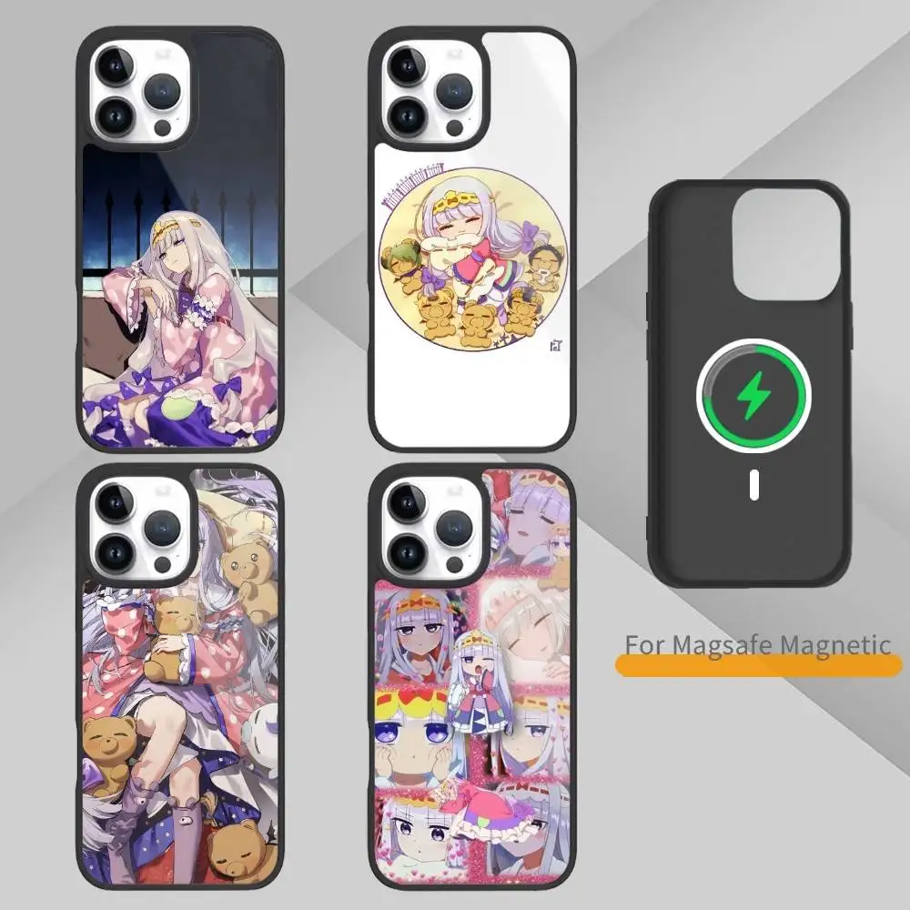 

Sleepy Demon C-Castle Phone Case For iPhone17,16,15,14,13,12,11 Plus,Pro Max Magnetic For Magsafe Wireless Charging