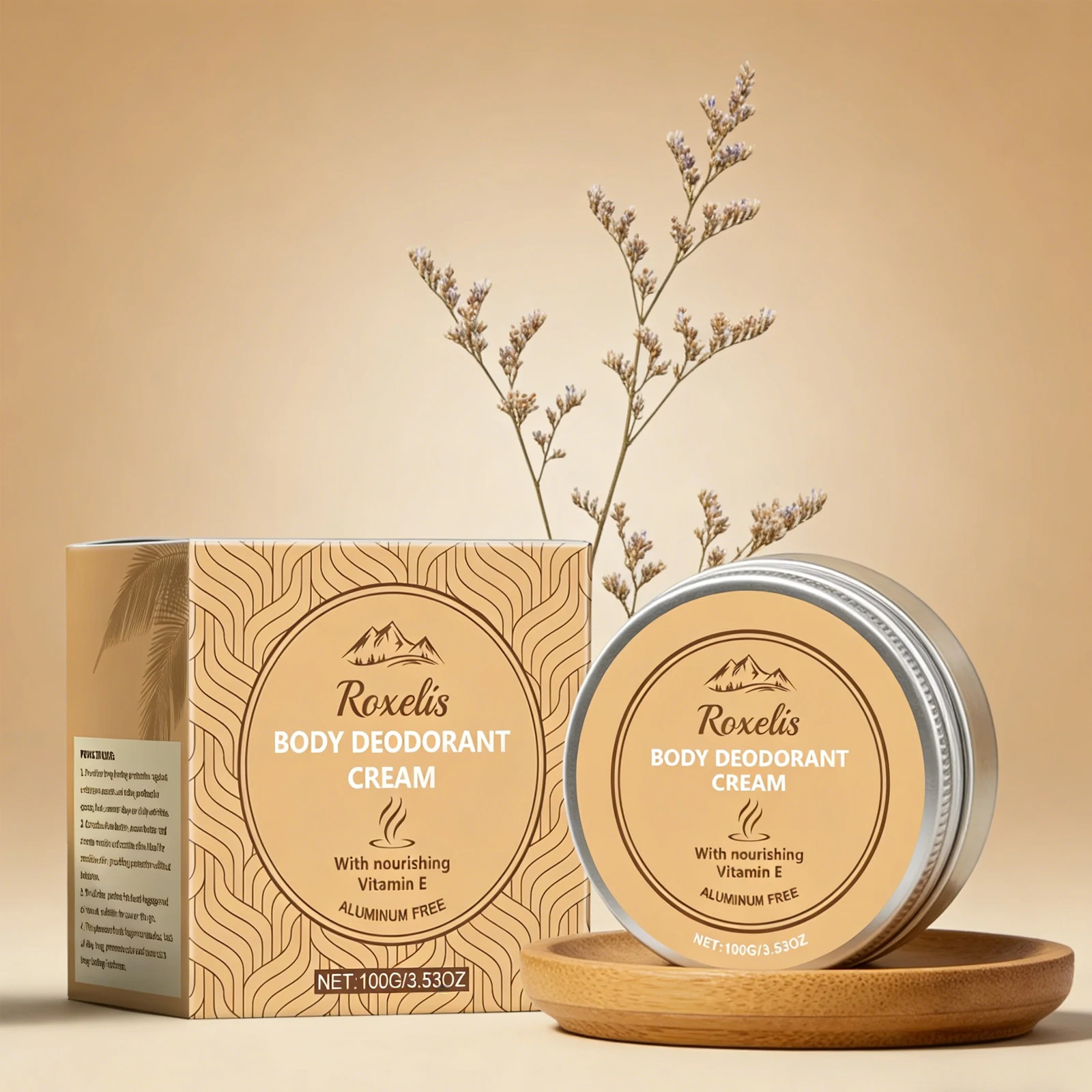

Roxelis 100g Nourish Skin Solid Perfume Balm Pheromone Fragrance Lasting Natural Scent Deodorant Armpits Freshing Body Cream